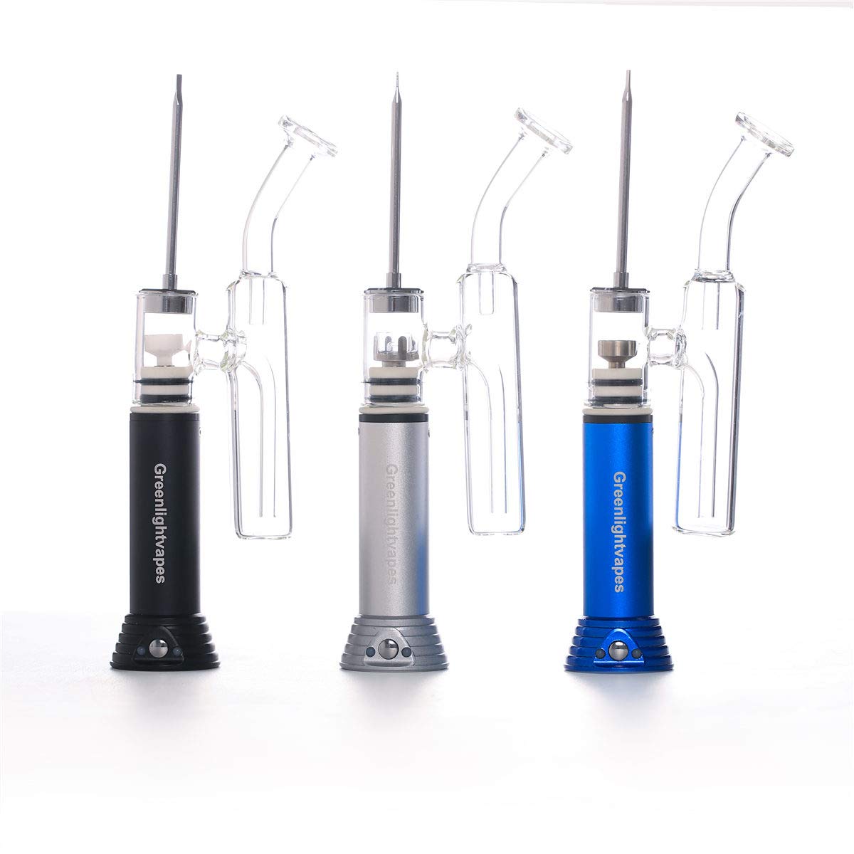 G9 Henail Mini Pipa De Vidrio De Agua Botella De Paja Cristalería Shisha Chicha - Azul