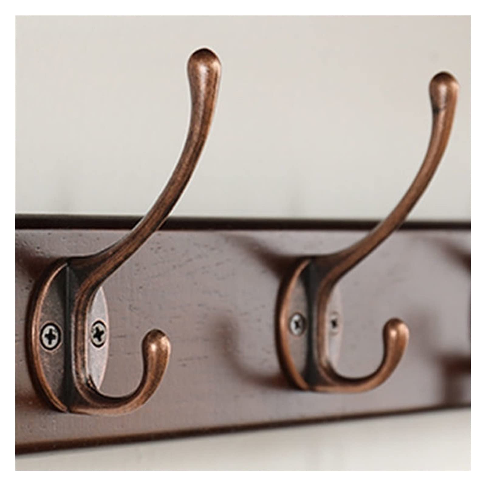 Perchero de Pared Perchero montado en la pared, ganchos, soporte de madera, colgador de tela for sombrero, organizador de ropa, estantes, muebles que ahorran espacio Ganchos de Perchero(Style 10)