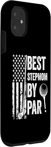 Miniatura 9 de iPhone XXS Best Stepmom By Par USA Flag Golf Mother's Day Golfing Mom Case