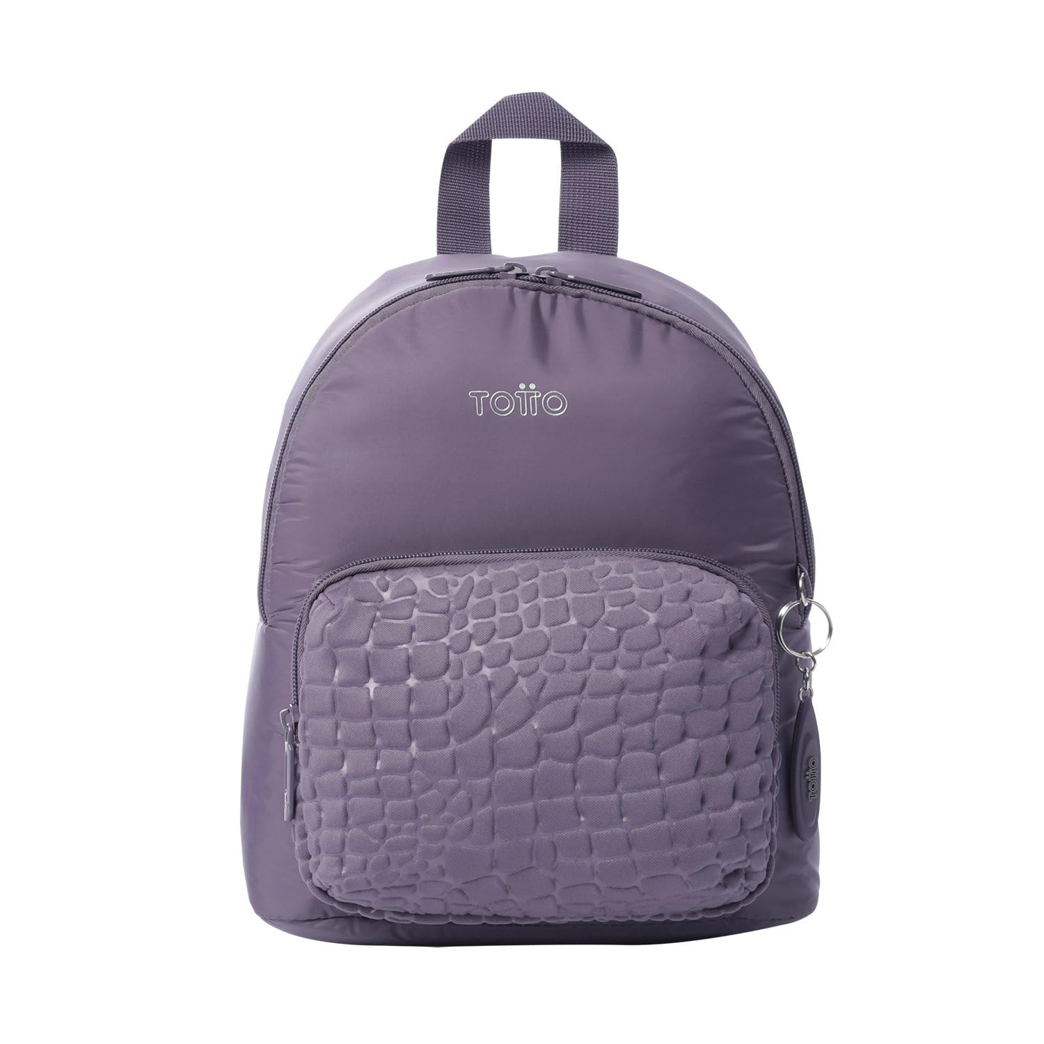 TOTTO - Mochila para Ordenador Portátil de 13 Pulgadas, Modelo Baltra, Capacidad 7 L, Compartimento Principal, Bolsillo Delantero con Cremallera, Correas Ajustables Sinfín, Color Montana Grape Morado