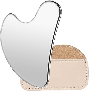 カッサ 顔 かっさ プレート 顔 ステンレス鋼 ハート型 小顔 美顔 ツボ押 フェイス ボデ かっさ プレート (顔 ハート型)