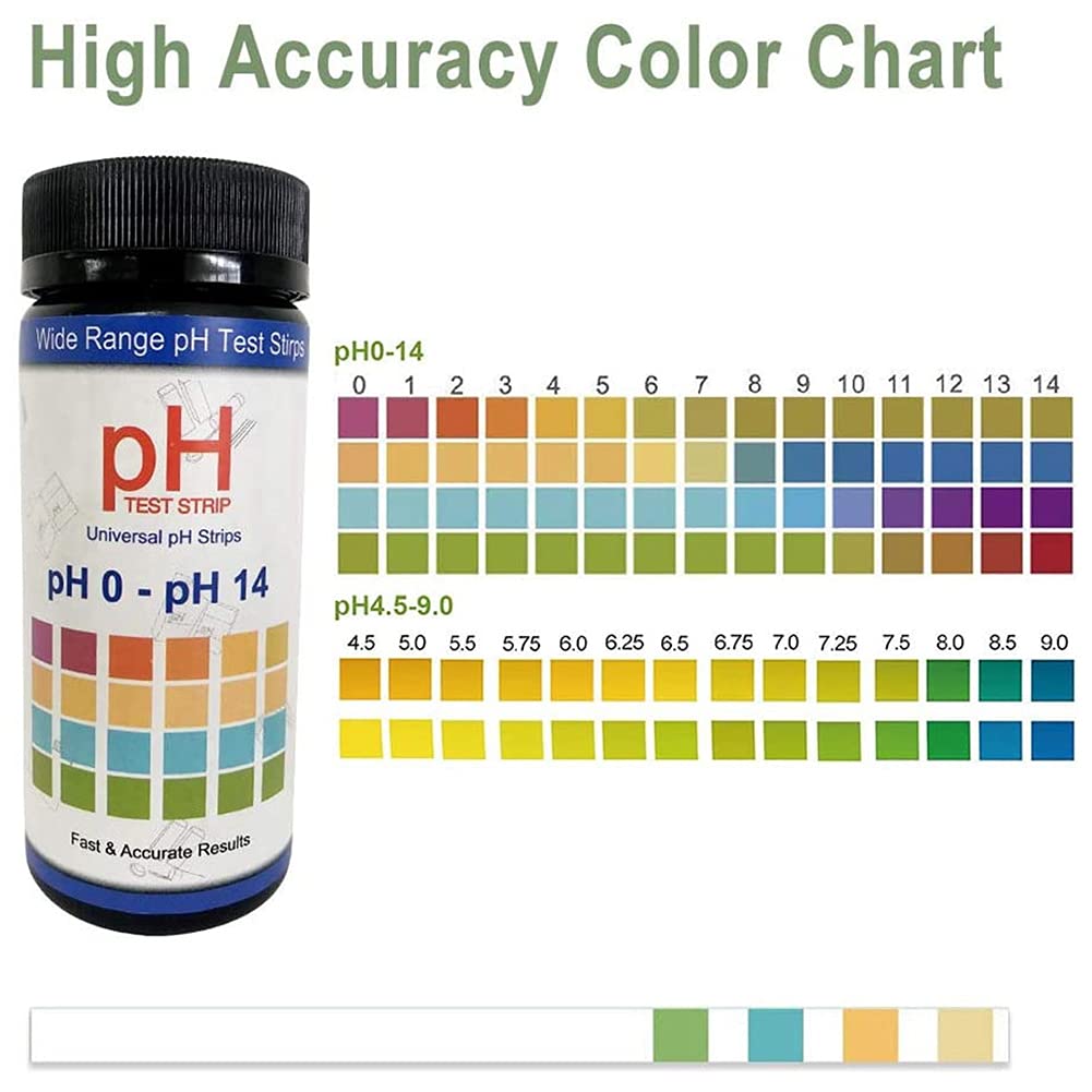 100 tiras de prueba de pH para suelo (rango de pH 0-14), medidor de prueba de ácido, adecuado para jardines, habitaciones, césped, granjas, verduras, árboles frutales, flores, terrazas, compost 100 tiras de prueba de pH para suelo (rango de pH 0-14), medidor de prueba de ácido, adecuado para jardines, habitaciones, césped, granjas, verduras, árboles frutales, flores, terrazas, compost