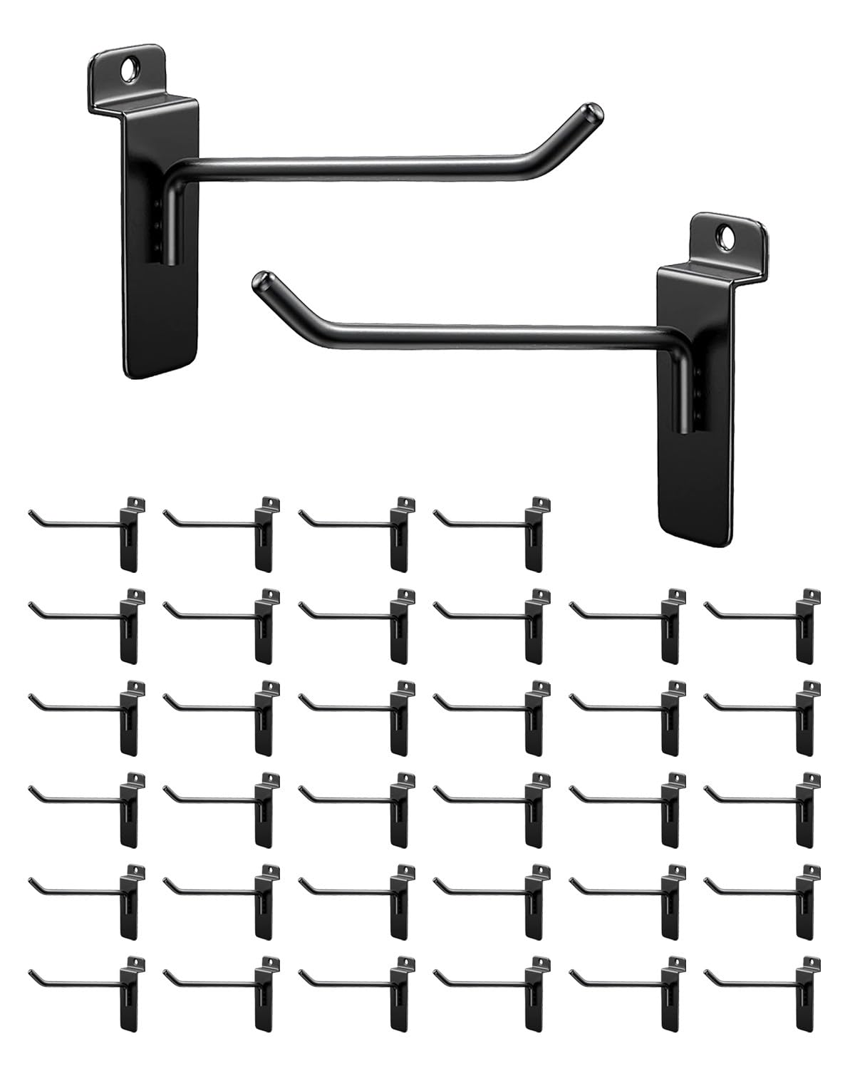 Buy Slatwall Hooks Slat Wall Accessories 36Pcs 4 Inch Metal Grid Slat