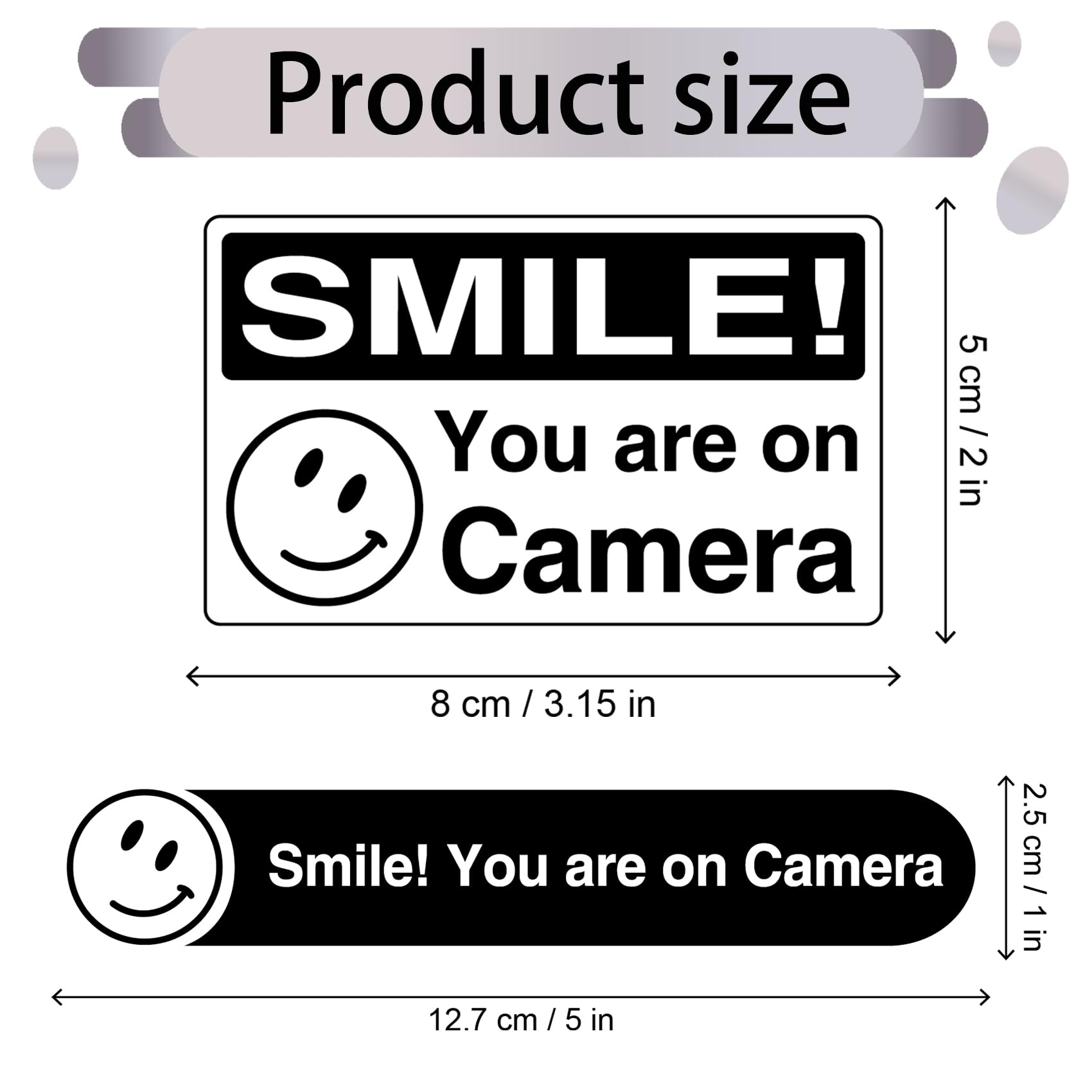 Amazon.com: Smile You are on Camera Sign : Industrial & Scientific 