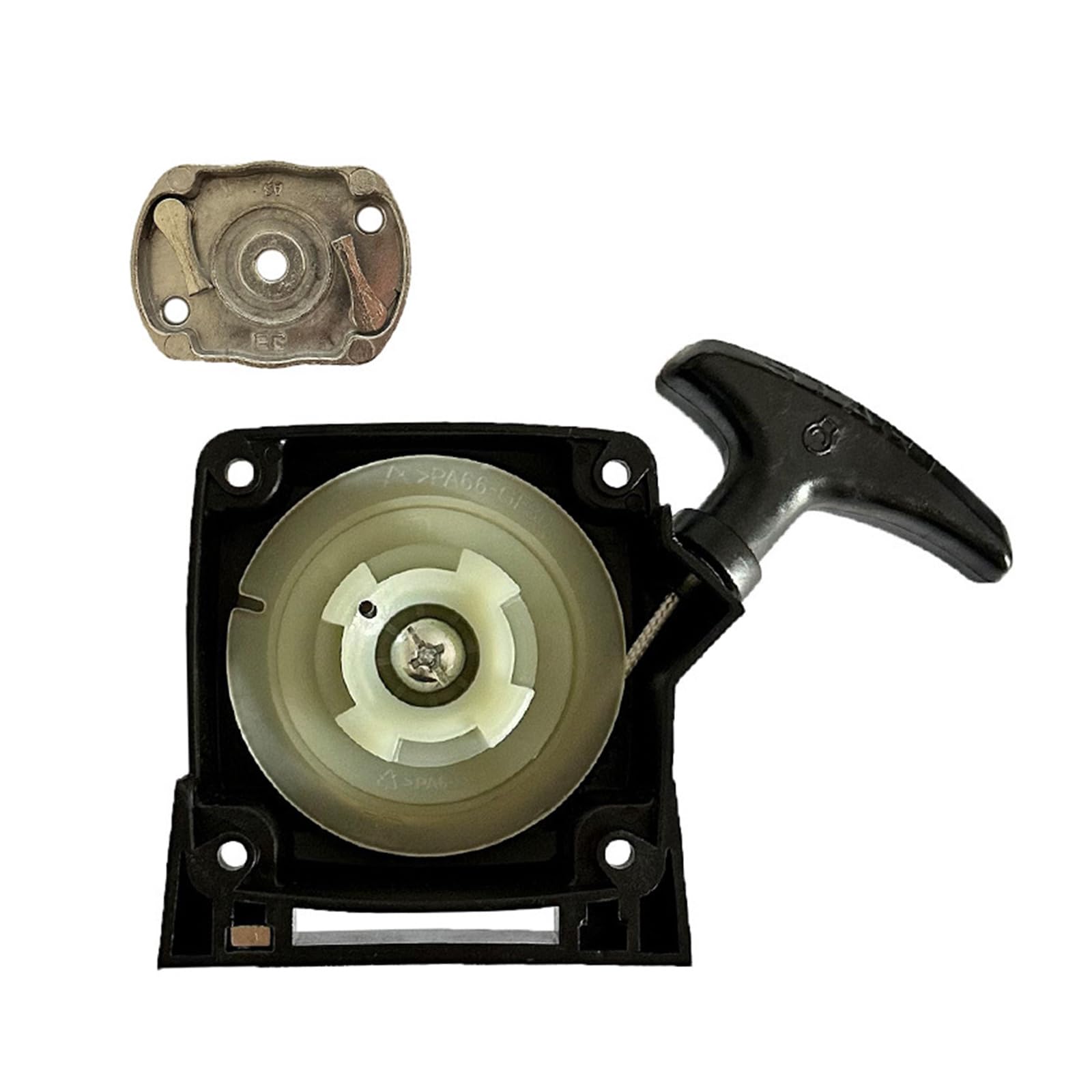Kaccde B Recoil Starter Pull For Tj45 Tj45e Grass Cutter Assembly Metal Construction For Quick Installation Pull Assembly