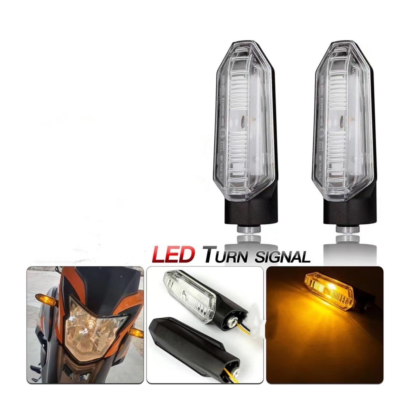 Luz LED De Intermitente para Motocicleta, para Hon&da CBR 250RR 650R 500R CB 500 X/F 125R 150R 250/R 300R 1000 1100RS CRF250L XADV 750 2021 Intermitentes Luces