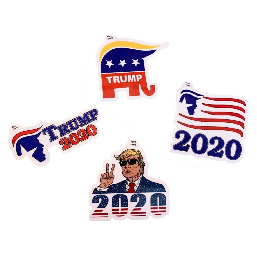 KINHOO 2020 US Presidential Election Trump Sticker Trump Election Campaign Supporters Notebook Sticker