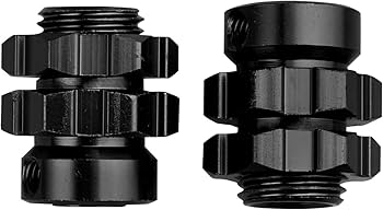 Amazon.com: AllinRC Aluminum 17mm Splined Wheel Hubs/Nuts 17mm Hex