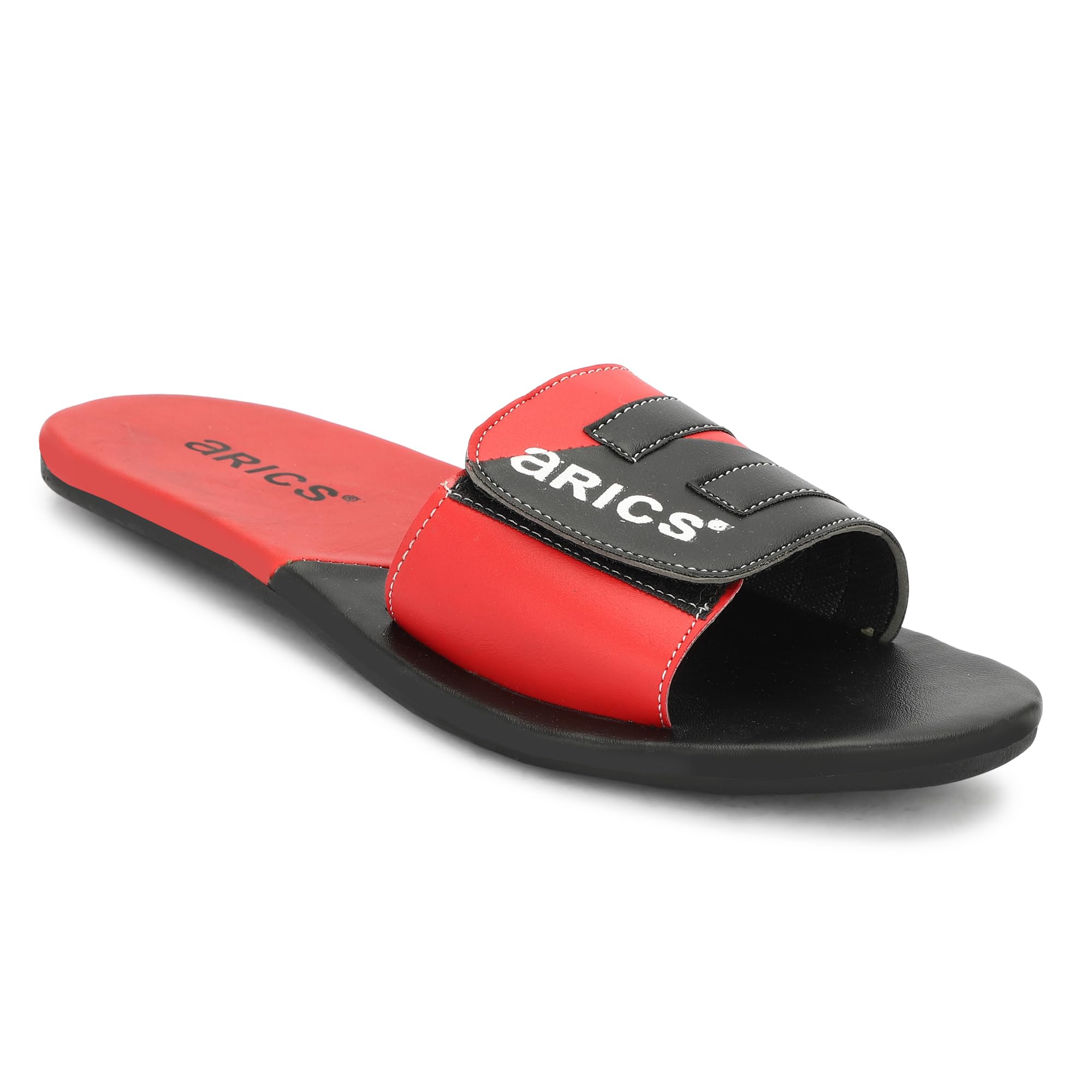 aRICS Mens Colorblock Slides Slippers (RED_BLK, 7) (B0D3Q2PJR7) Amazon Price History, Amazon Price Tracker