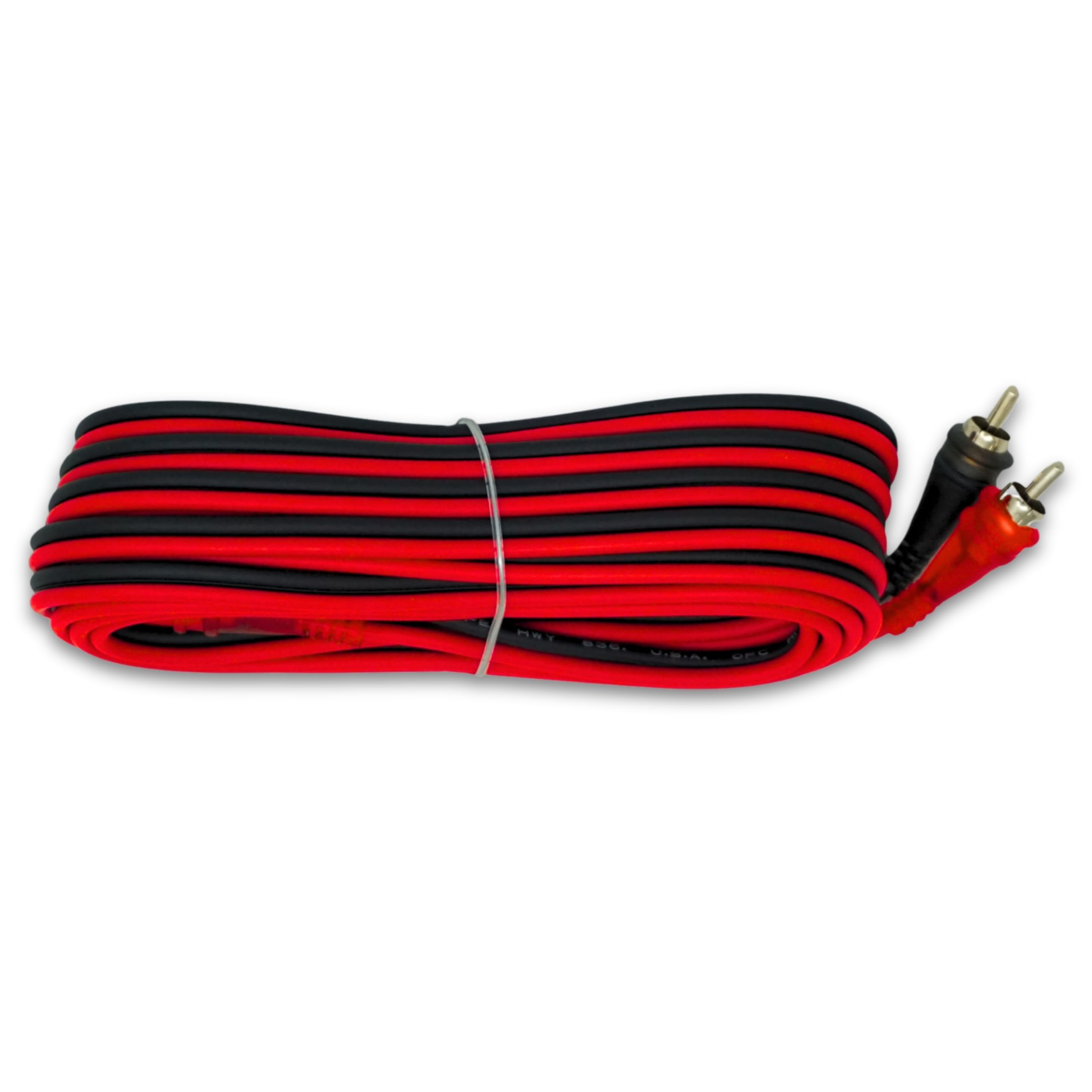 Audiopipe Cable RCA sin oxígeno de 20 pies, 10 unidades por bolsa