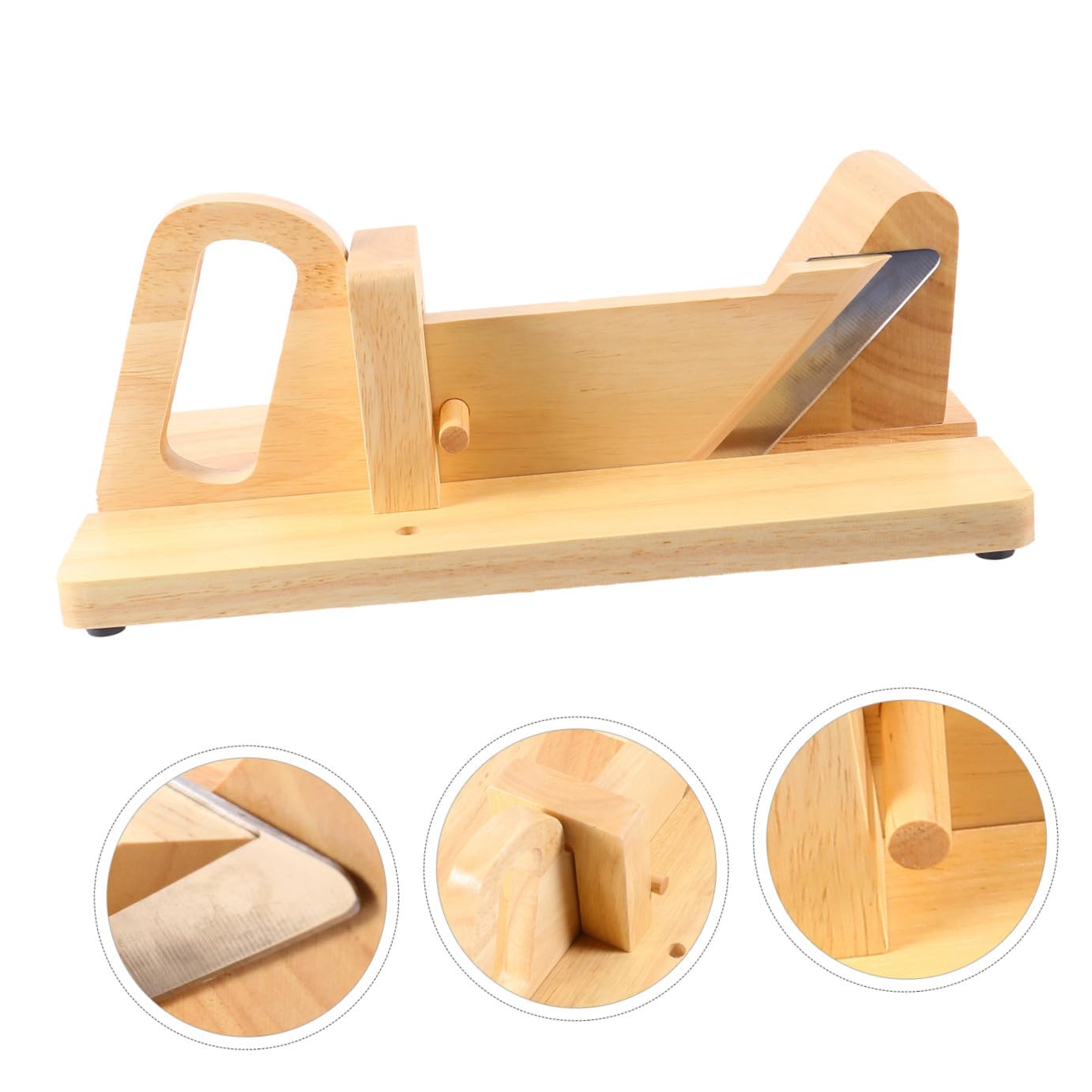 Holz Wurstschneider Mit Manuellem Schneidwerkzeug Saftiger Aufschnitt Hot Dog Cutter Einstellbare Schnittstärke Langlebiges Küchen Gadget Für Präzises Fleischschneiden