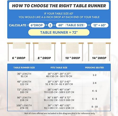 Miniatura 9 de Artoid Mode Camino de mesa floral de primavera con diseño de flores silvestres y mariposas, para verano, cocina, comedor, decoración para el hogar,
