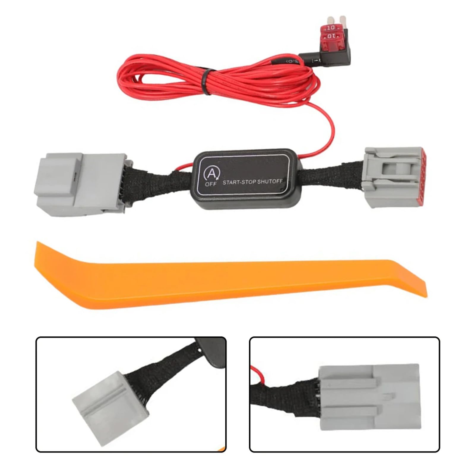 Start-Stopp-Deaktivierer, Überbrückungsmodul, Abstreifer, verbessert den Fahrkomfort, optimiert Ihren Pendler, Motorstart-Stopp-Bypass-Kabel