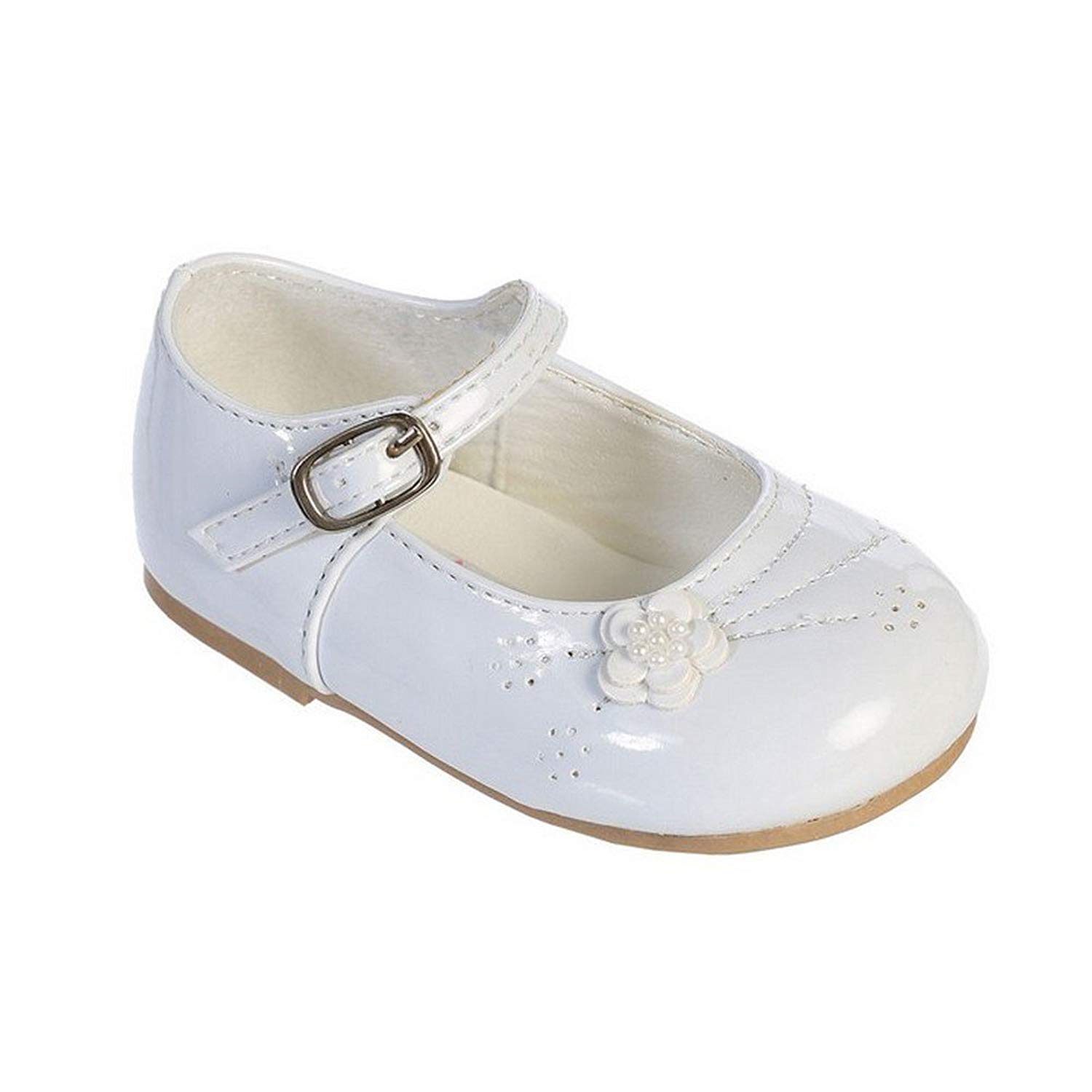 iGirlDress Amanda's Patent Leather Party Shoes 5 M US Infant White
