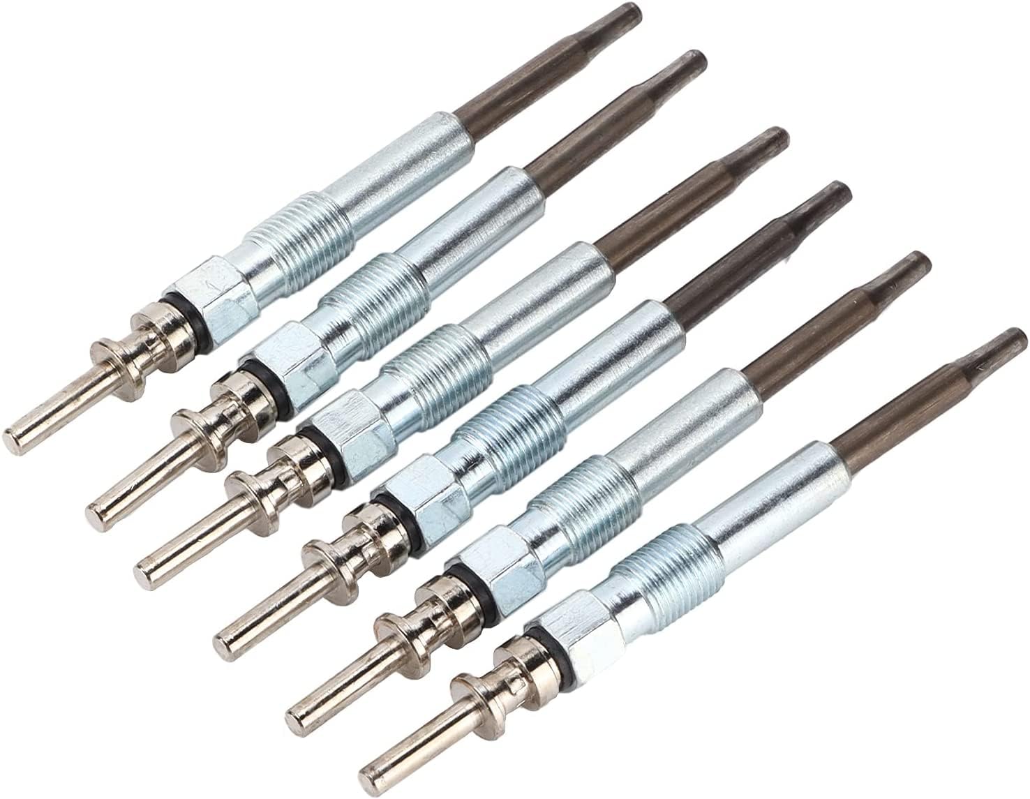 Partsline Kit relais de préchauffage + 6 bougies M10x1.0 compatible avec Série 3 5 X3 X5 X6 3.0d équivalent à 12217788327, 12237786869