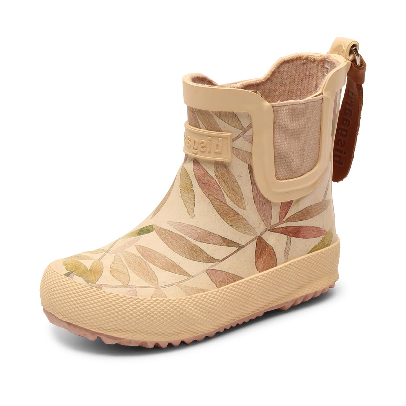 bisgaard baby rubber, Rain boot, beige leaves,