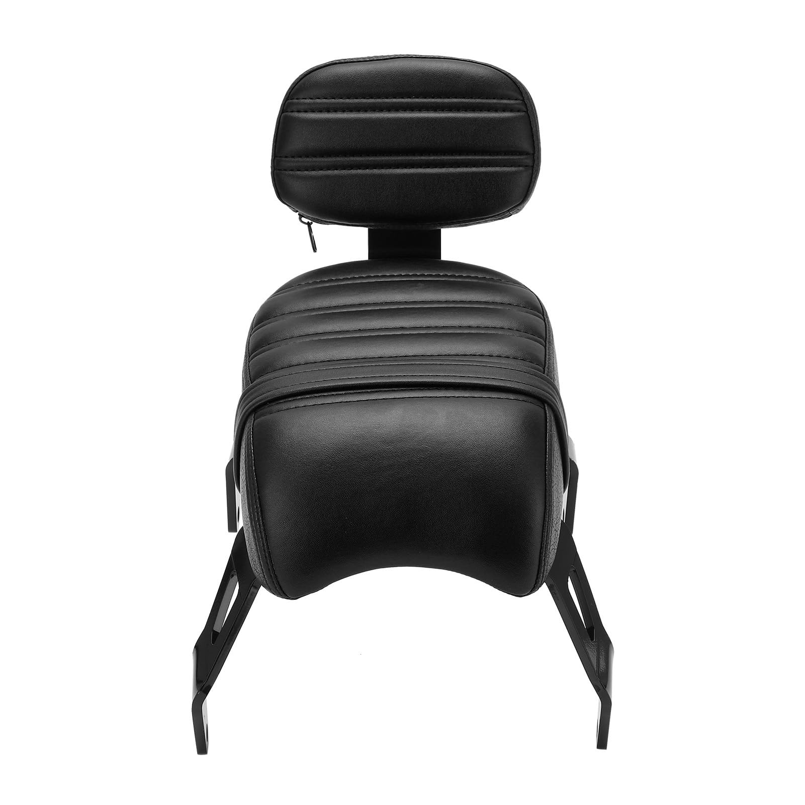 Sedile per passeggero con schienale corto per Indian Bobber, guida comoda per piloti a lunga distanza (nero)