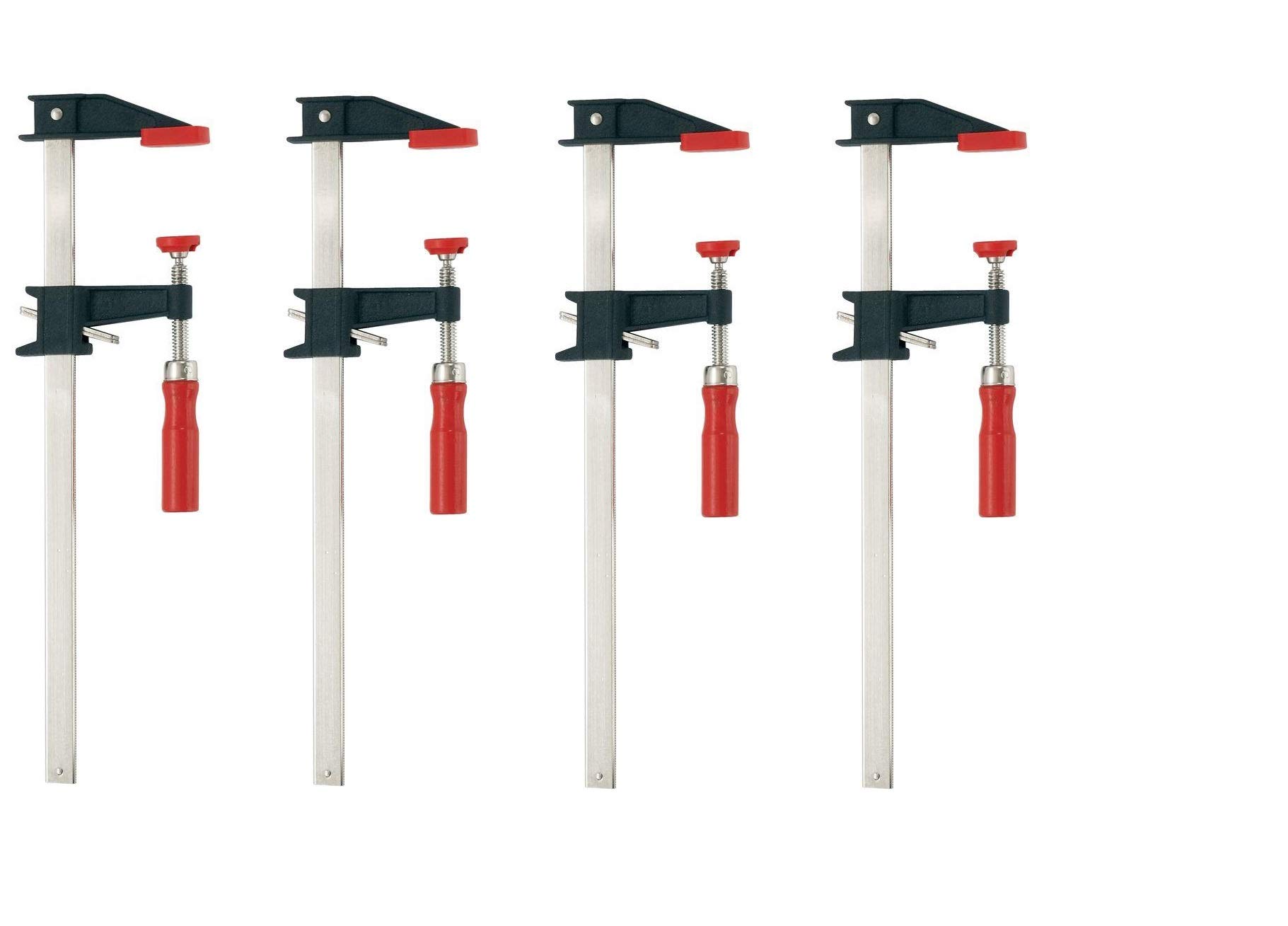 Bessey GSCC2.512 2.5-Inch x 12-Inch Economy Clutch Style Bar Clamp ... (4)
