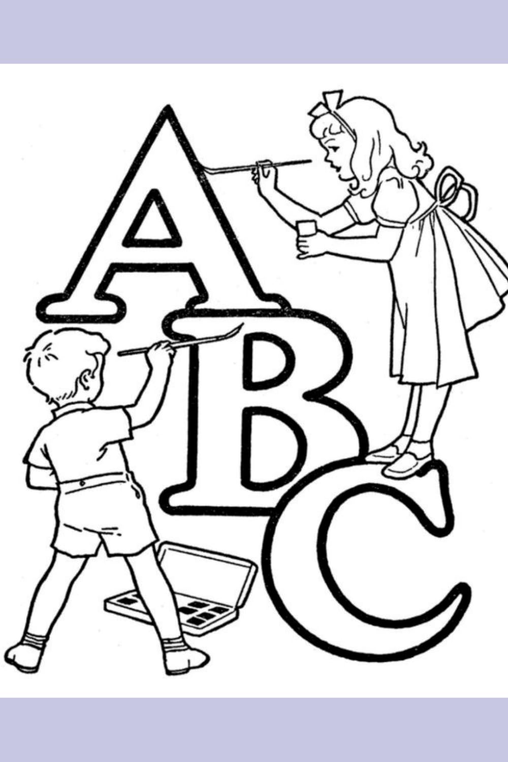 Alphabet Colouring Book (Colouring books for children)