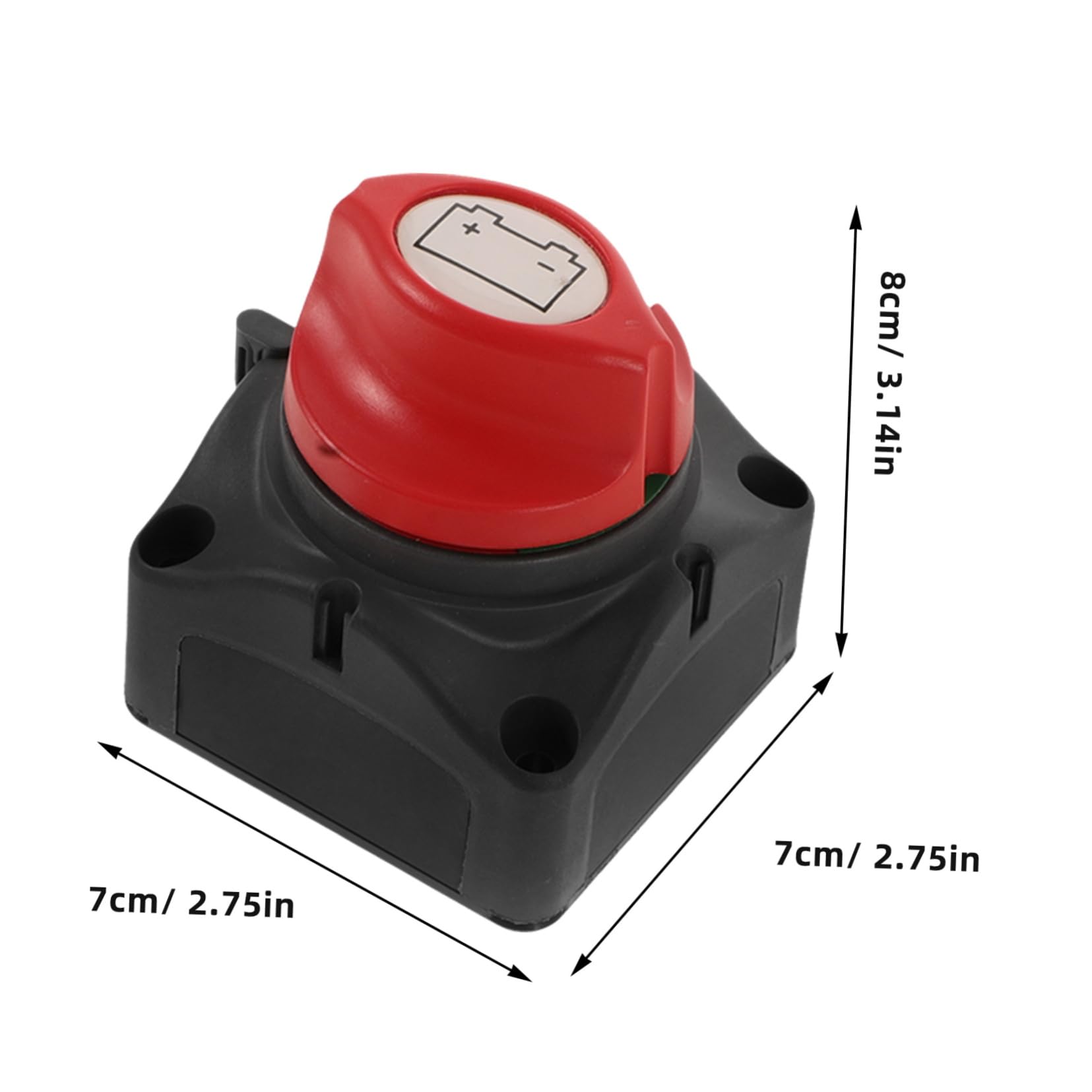 Luxshiny Auto Shut Off Switch for Rv Battery Disconnect Turn Signal Kit Marine Battery Shut Off Switch