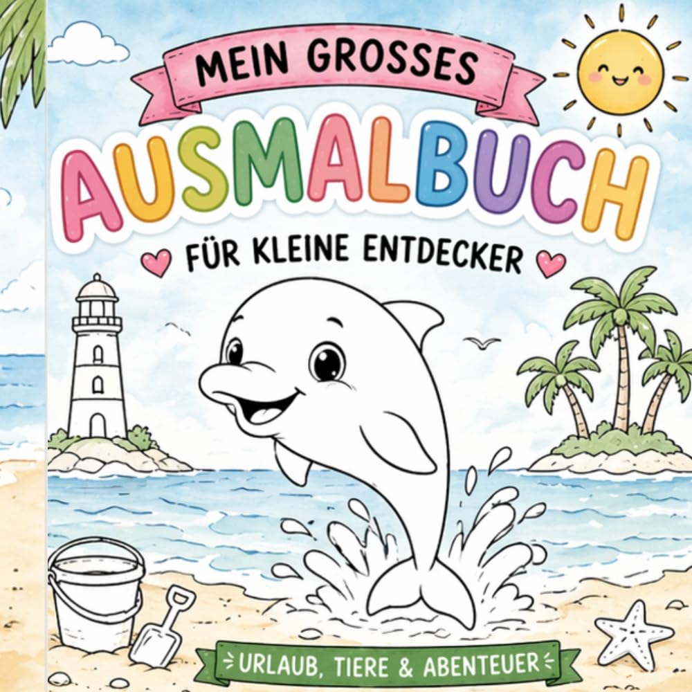 Ausmalbuch für kleine Entdecker: Reisemalbuch