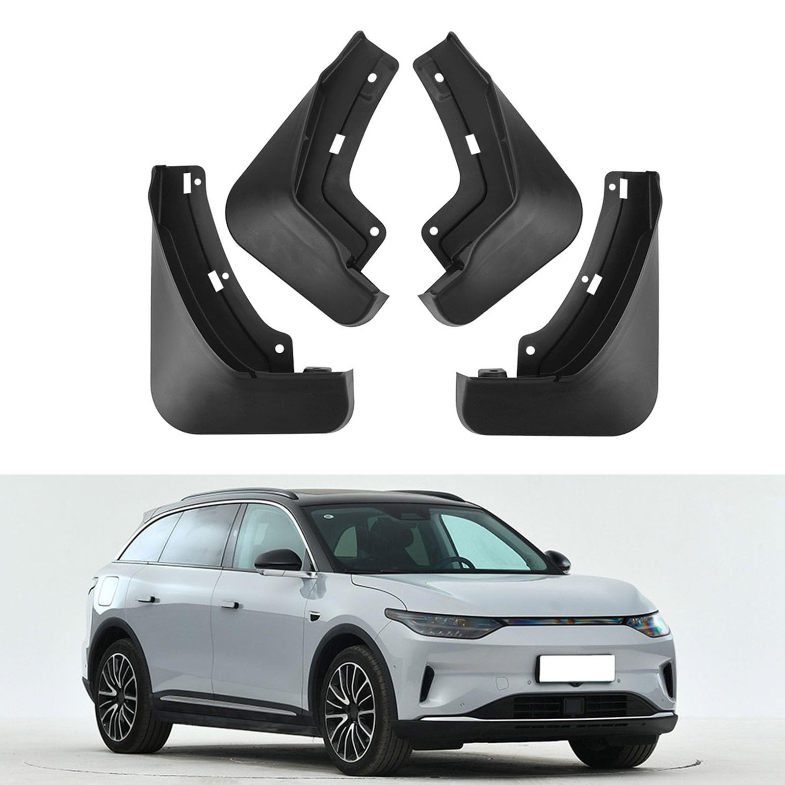 YPSBBHD Car Mud Flaps Fender Splash Guards, Compatible with Leapmotor C11 2021-2025, Splashproof Exterior Accessories for Car Wheel Protector