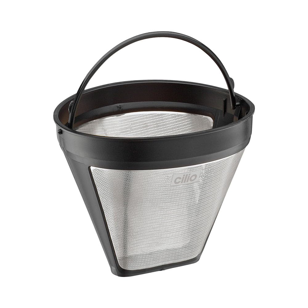 Cilio Coffee Filter Made from Stainless Steel, Silver