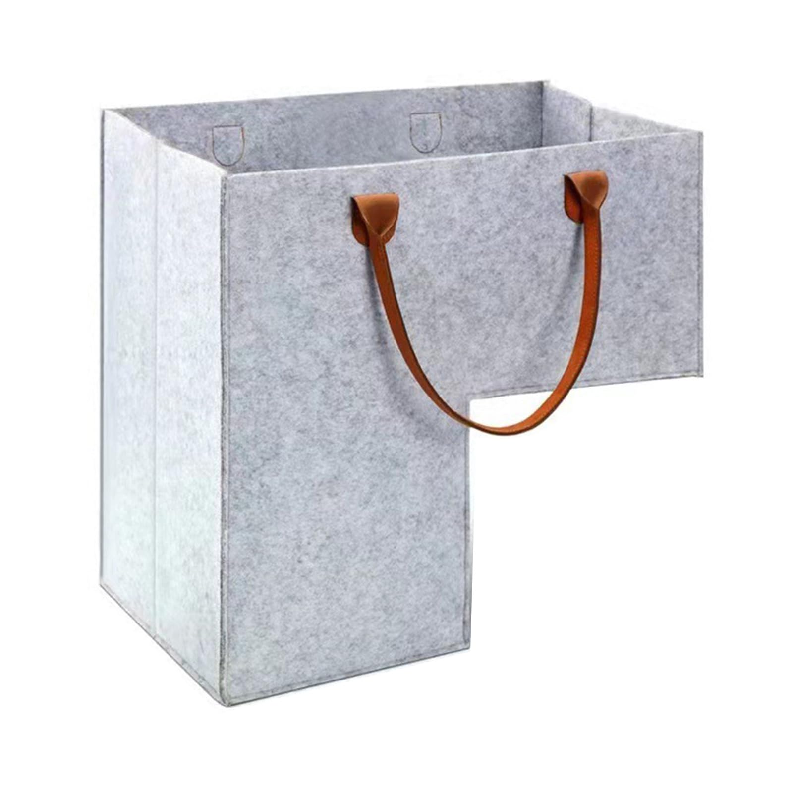 Jazuaiao Foldable Felt Step Basket Staircase Storage Organizers Storage Solution for Clothes and Household Item Stair Step Organizers