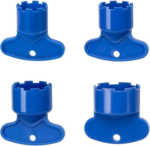 Paquete de 4 llaves aireadoras de fregadero, llave de extracción, llave aireadora, herramienta de burbujeador para 0.650 in, 0.728 in, 0.846 in,