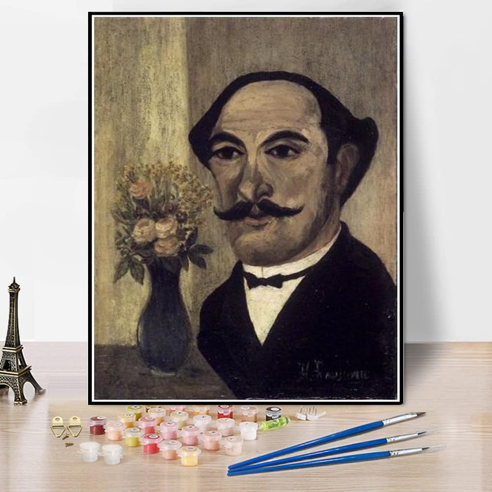 Amazon | 油絵 数字キットによる絵画 塗り絵 大人 手塗り アンリ