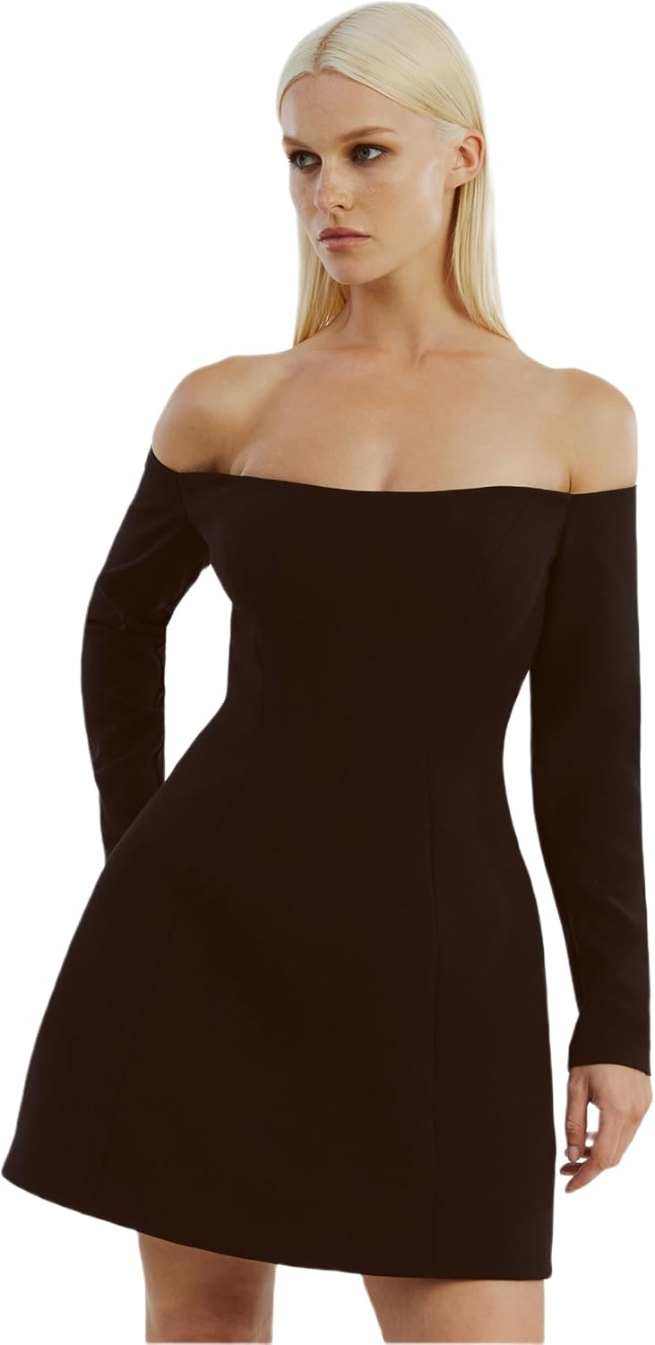 Nadene Hourglass Mini Dress - Image 4