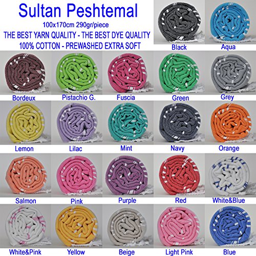 Set of 6 Ottoman Peshtemal Turkish Towel Pestemal Bath Hamam Peshtemal Yoga Unisex Towel Spa Sauna Beach Yacht Shawl Baby Care Shawl