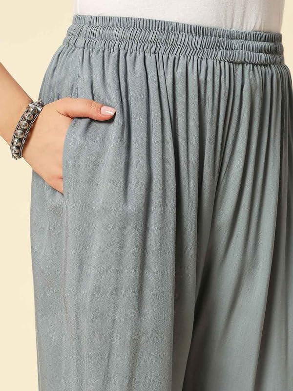 Image of Soft Colors Women Regular Fit Pocket Palazzo