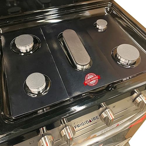 Protectores de estufa Premium Plus para la gama de gas Frigidaire modelo FGGF3059TDA, corte personalizado, revestimiento de estufa fácil de limpiar, disponible en Yaxa Peru