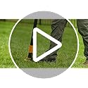 Fiskars 3-Claw Stand Up Weed Puller Tool, Gardening Weeder, Hand Weeding Tool with 39" Long Ergonomic Handle with Easy-Eject Mechanism