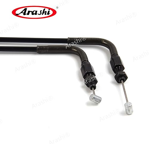 Miniatura 4 de Arashi Cable del acelerador para Yamaha MT-09 FZ-09 2014-2017 línea de alambre inoxidable y goma accesorios de motocicleta MT09 FZ09 MT FZ 09 negro