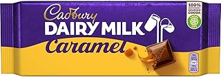 Cadbury Dairy Milk Caramel Chocolate Bar, 120 g