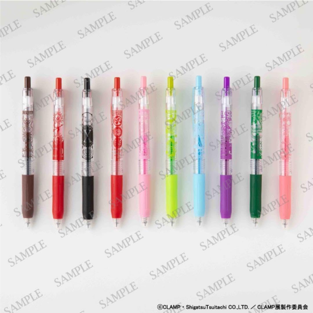 Amazon.co.jp: CLAMP展 限定 サラサ ボールペン10本セット 0.5mm