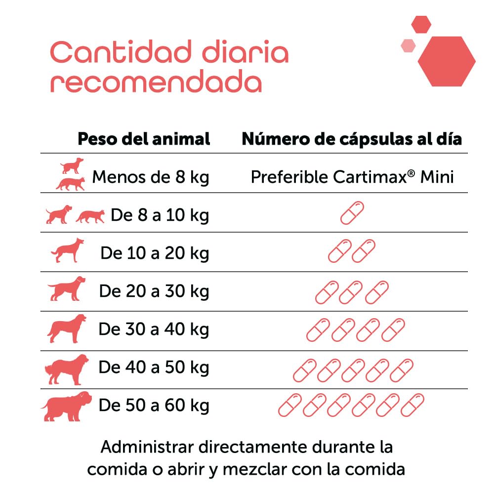 MP Labo Cartimax® - Apoyo de la función Articular para Perros y Gatos - Glucosamina, harpagofito, Reina de los prados, bambú y oligoelementos (250 cápsulas)