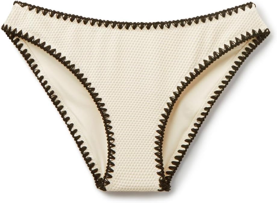 CALZEDONIA Woman's Swimsuit Bottom Bicolor Embroidery