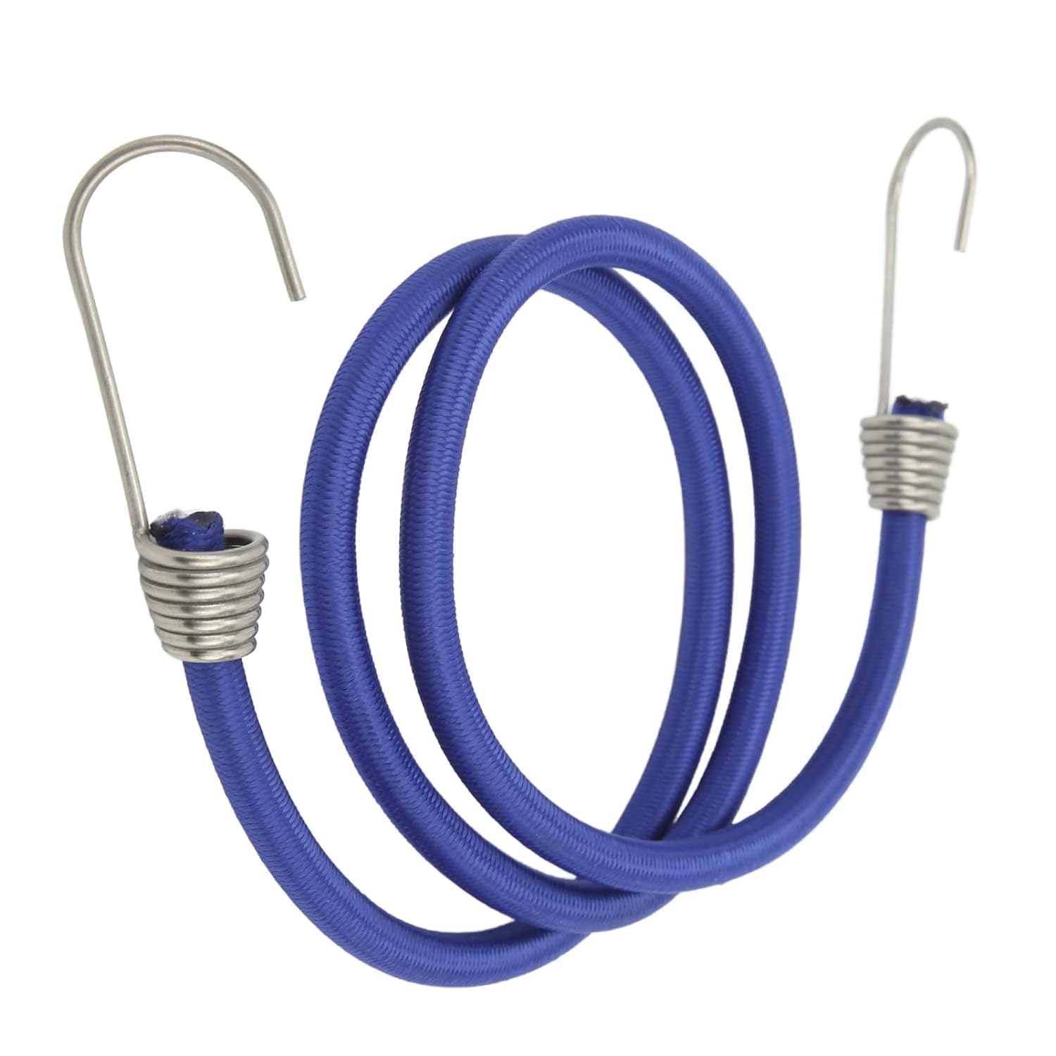 Stretchable Elastic Rope/Bungee Cord/Luggage Strap with Durable Metal Hooks for Bikes, Cars, Luggage, Camping, Tents, Weatherproof 2 Meters (Max Stretch 4 Meters) (Random Color) (Pack of 4)-image-39