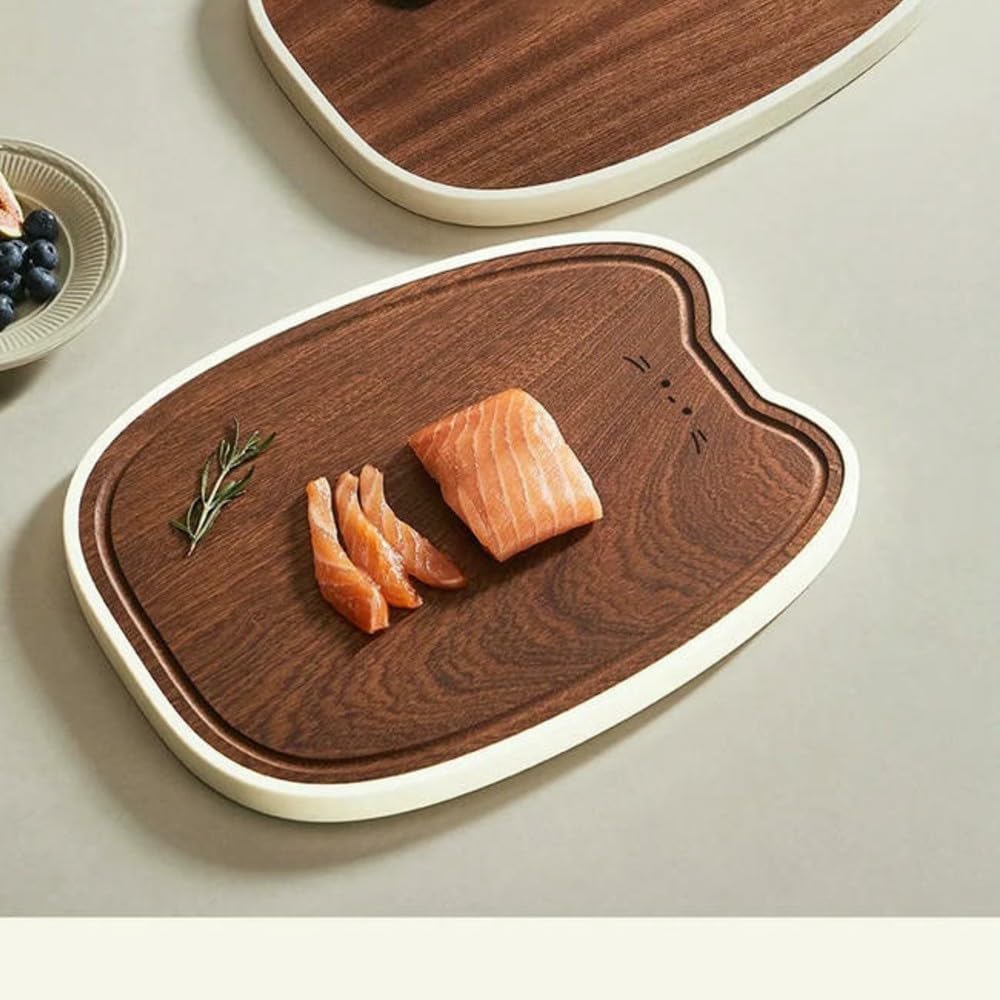 JJDFW - Tabla de cortar de cocina, tablas de carne de frutas y verduras, tabla de cortar con revestimiento antibacteriano para el hogar