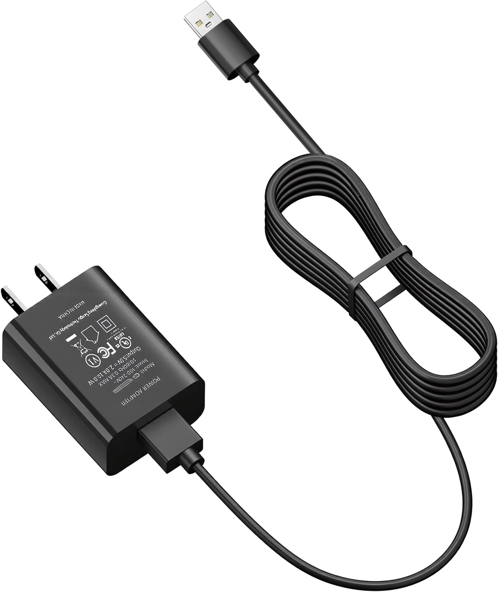USB to USB Charger for Stanley Fatmax Spotlight SL10LEDSL SL10LEDS TL450 TL600 TL600PS TL600PSC TL450PS SAT3S SS4LS Zero Trace TL1KPZ TL1KPS BB24PS 5V Replacement Adapter Power Cord - (Not fit Round)