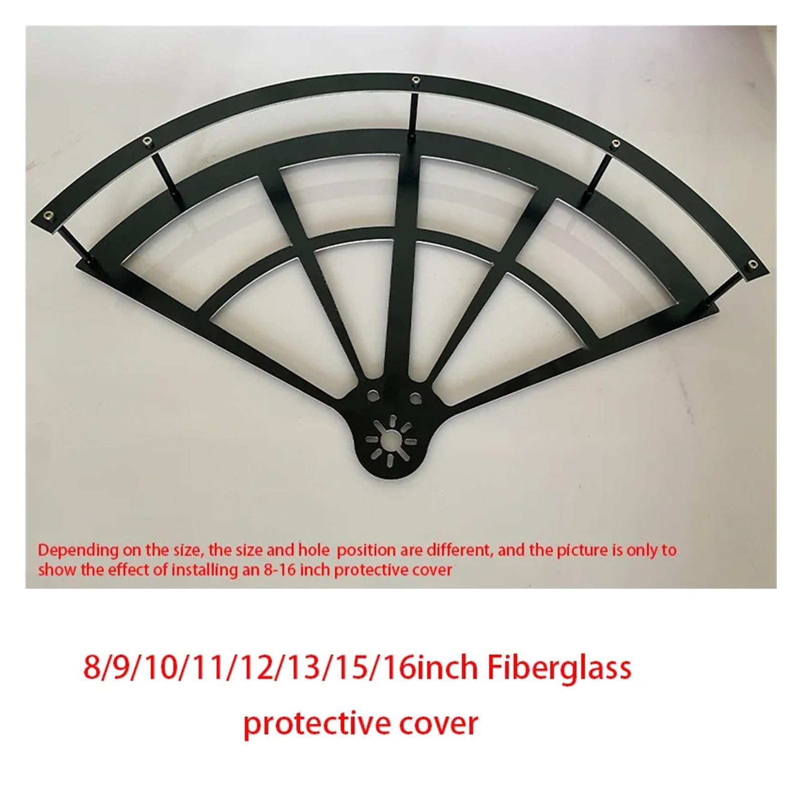 Set de 4 marcos de protector de hélice para cuadricóptero RC F450/F550 | Cobertura del área de las aspas y protección exterior de hélice, para hélices de 10-13 pulgadas(4pcs 9inch)