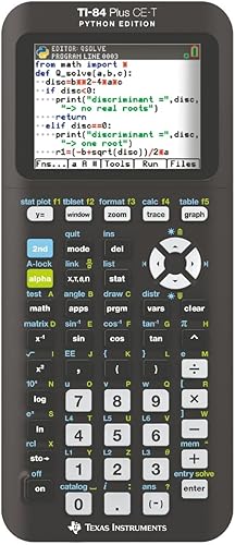 Texas Instruments - Calculadora gráfica TI-84 Plus CE-T P
