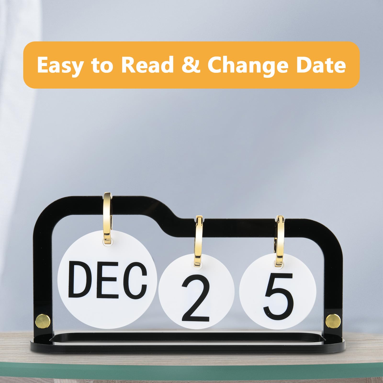 Amazon.co.jp: アクリル パーペチュアル デスクカレンダー 2023-2024