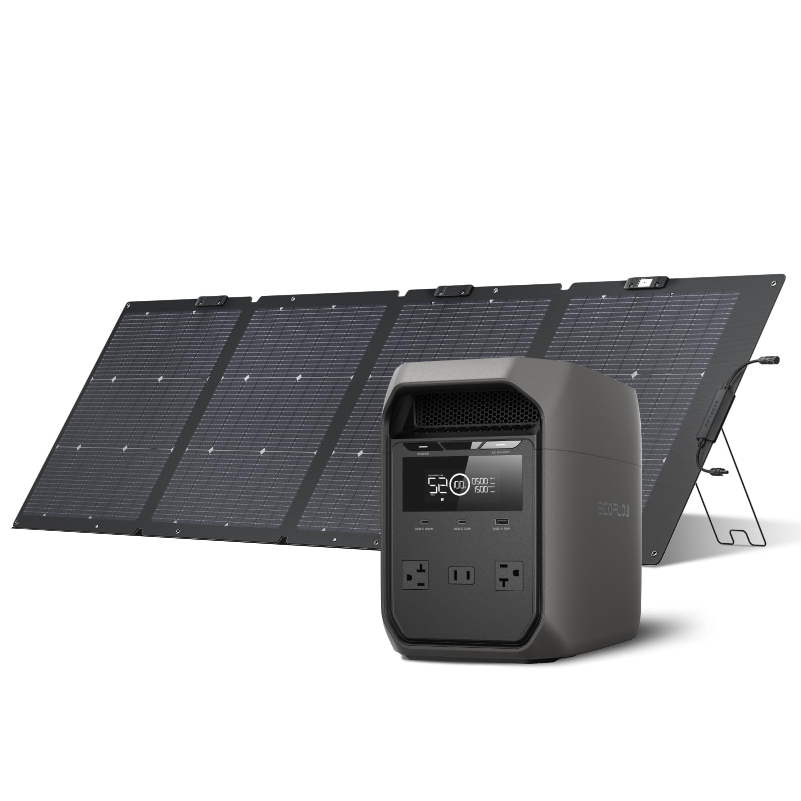 Amazon.co.jp: EcoFlow DELTA 3 Classic ポータブル電源 ソーラー