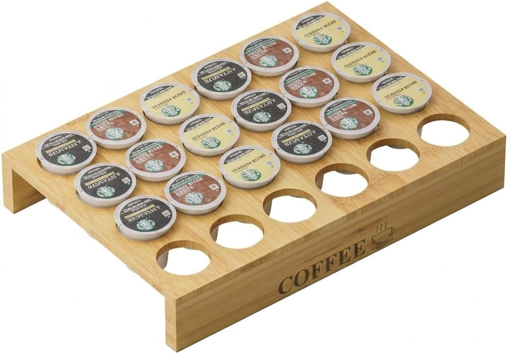 Coffee Pod Holder 35 Slot Drawer Countertop Storage Tray