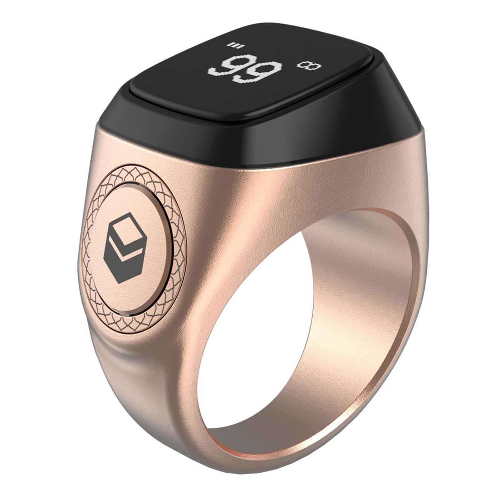 Anello Intelligente Con Display Oled E Contatore Delle Dita, Anello Digitale, Promemoria Contatore, Custodia Di Ricarica Digitale Bluetooth Con Anello, Promemoria Con Vibrazione Dell'ora 22 orange