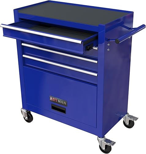 Miniatura 7 de Juego de herramientas mecánicas de 233 piezas, kit de herramientas para el hogar con gabinete de herramientas de metal resistente de 4 cajones, caja